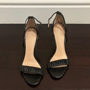Rachel Zoe Black Ankle Strap Heels